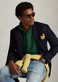 Men's Classic Fit Polo Bear Mesh Shirt