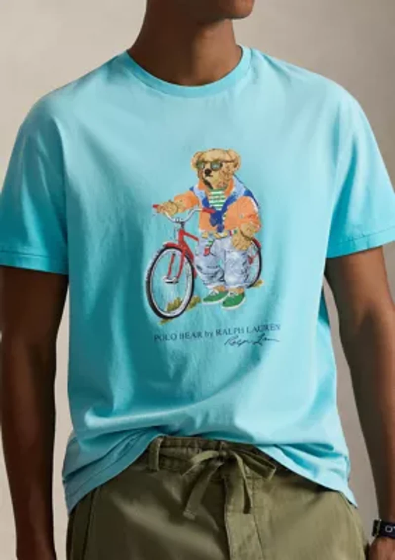 Men's Classic Fit Polo Bear Jersey T-Shirt