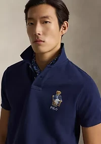 Men's Custom Slim Fit Polo Bear Shirt