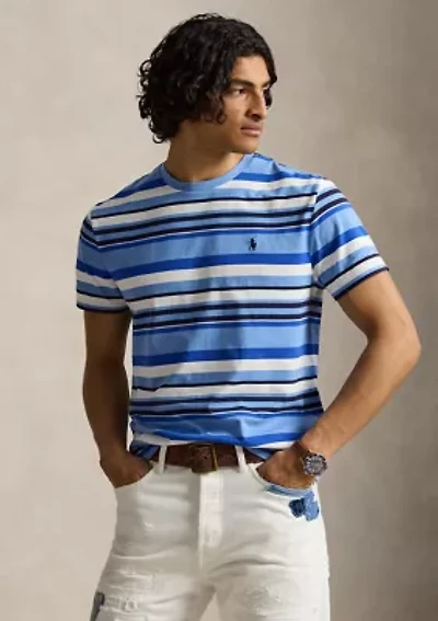 Men's Classic Fit Striped Jersey T-Shirt