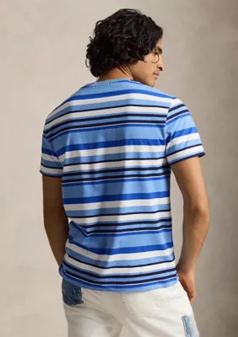 Men's Classic Fit Striped Jersey T-Shirt