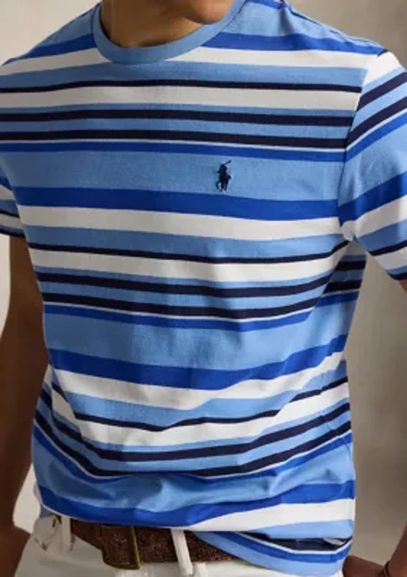 Men's Classic Fit Striped Jersey T-Shirt