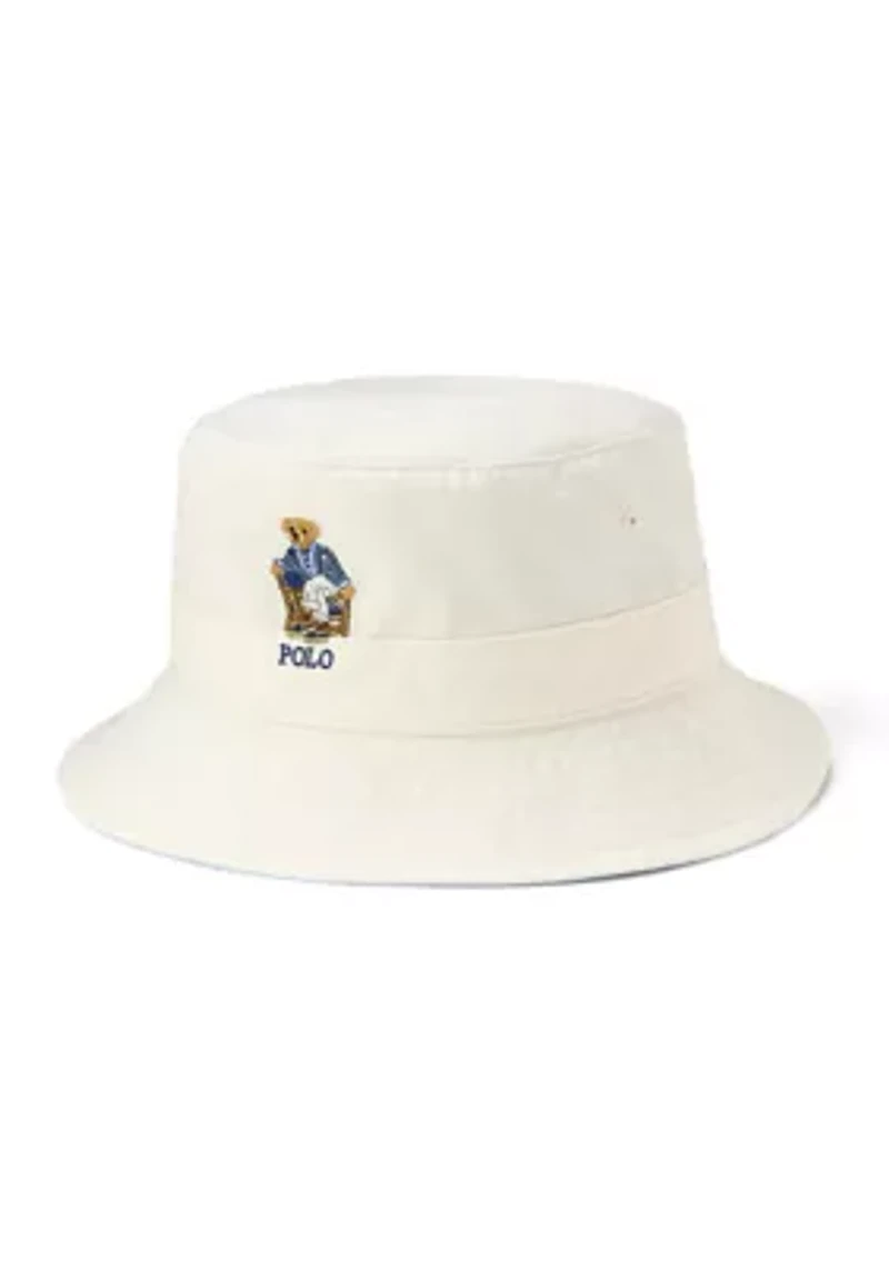Polo Bear Twill Bucket Hat