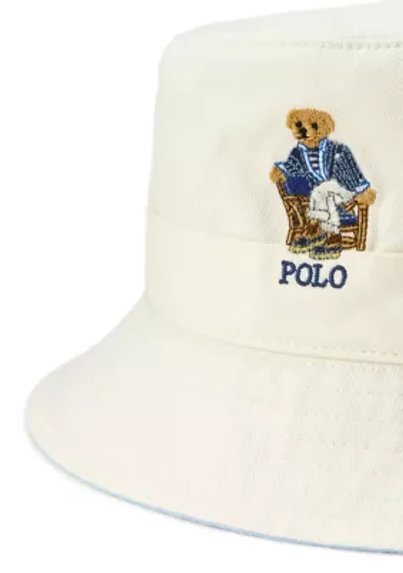 Polo Bear Twill Bucket Hat