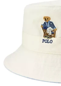 Polo Bear Twill Bucket Hat
