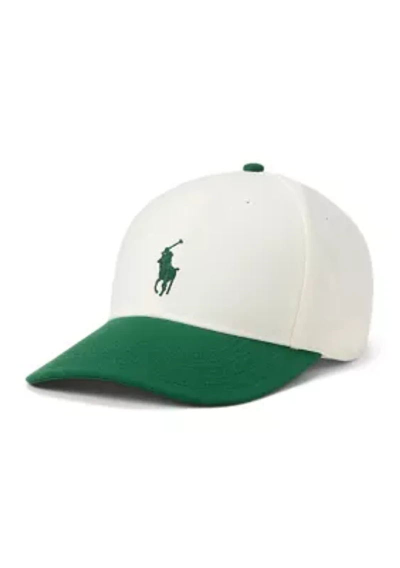 High-Crown Twill Ball Cap