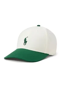 High-Crown Twill Ball Cap