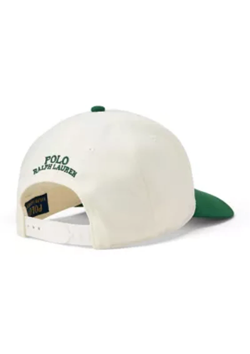 High-Crown Twill Ball Cap
