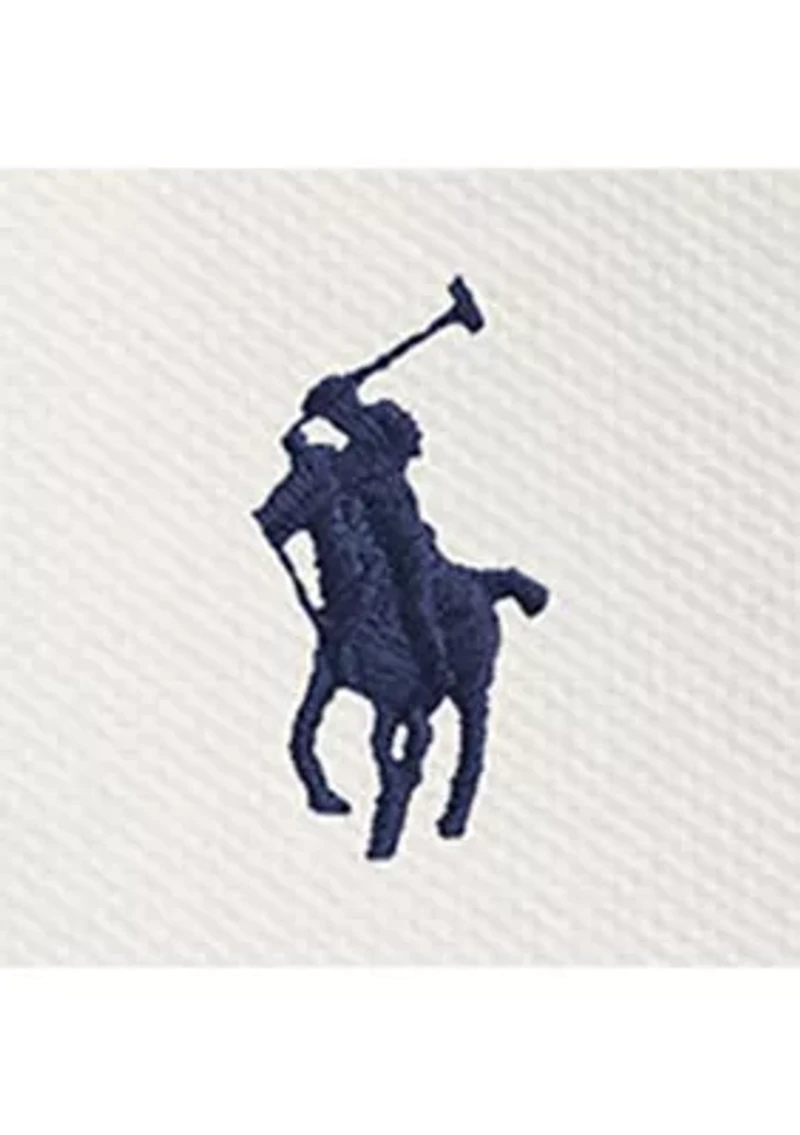 Classic Fit Sailboat Mesh Polo Shirt