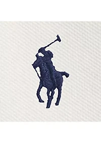 Classic Fit Sailboat Mesh Polo Shirt