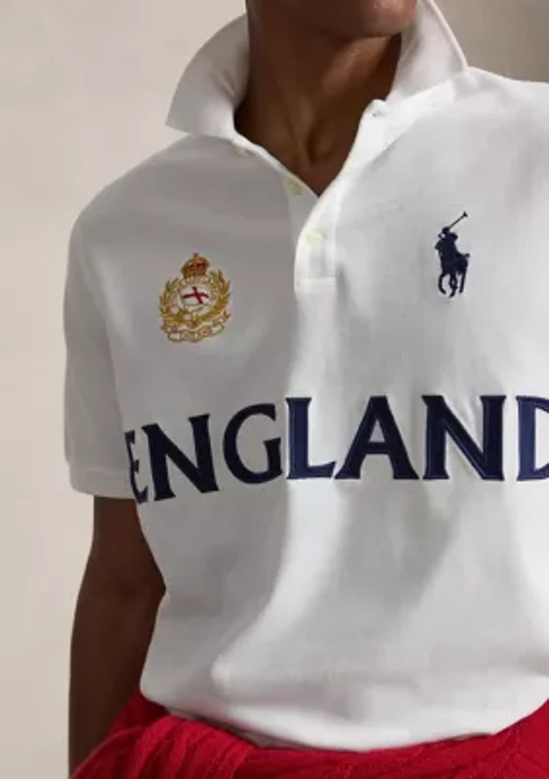 Men's Classic Fit England Polo Shirt