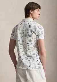 Men's Classic Fit Nautical Mesh Polo Shirt