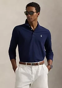 Classic Fit Stretch Mesh Polo Shirt