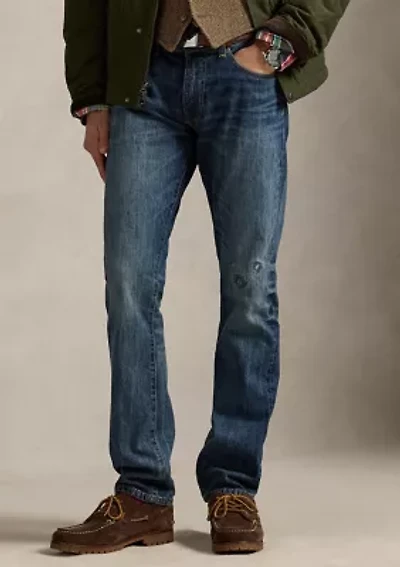 Varick Slim Straight Distressed Jeans