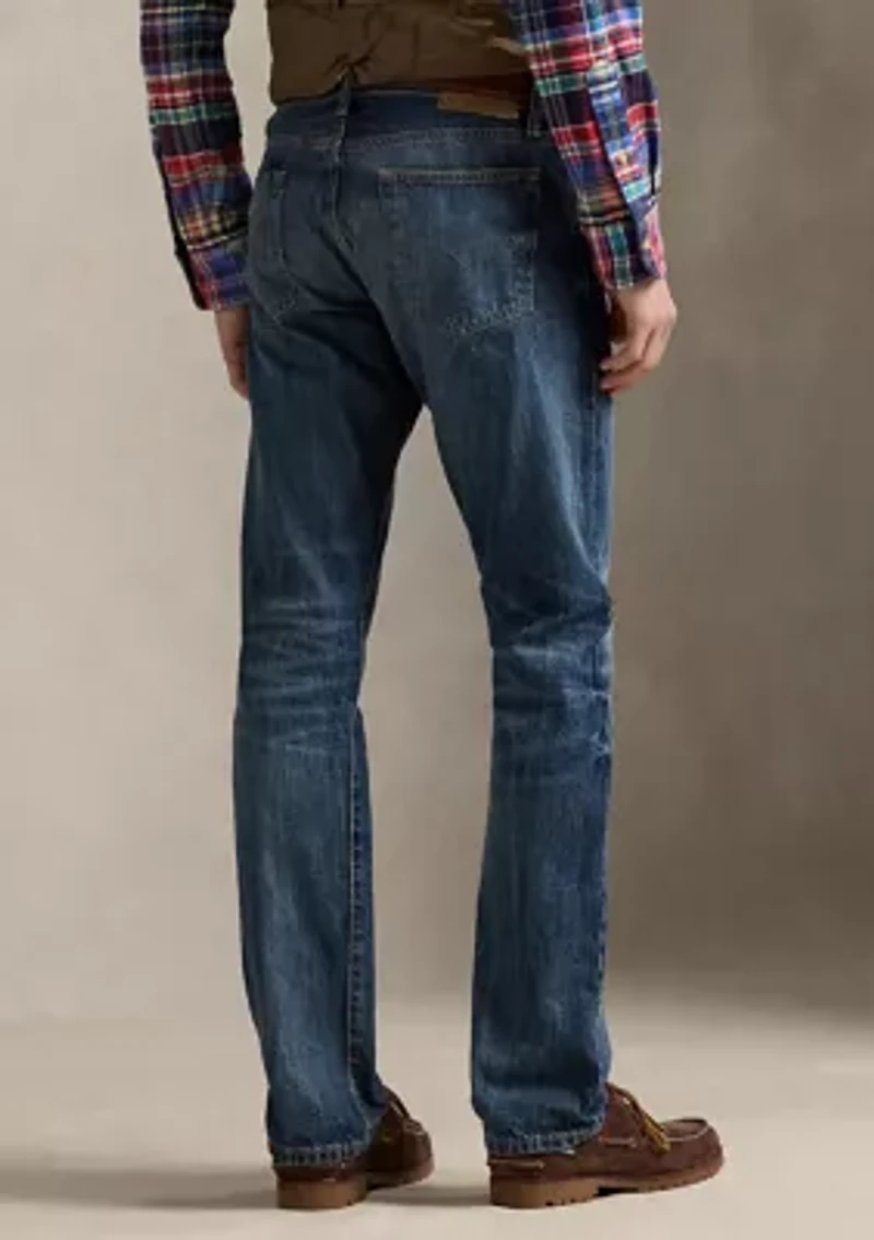 Varick Slim Straight Distressed Jeans