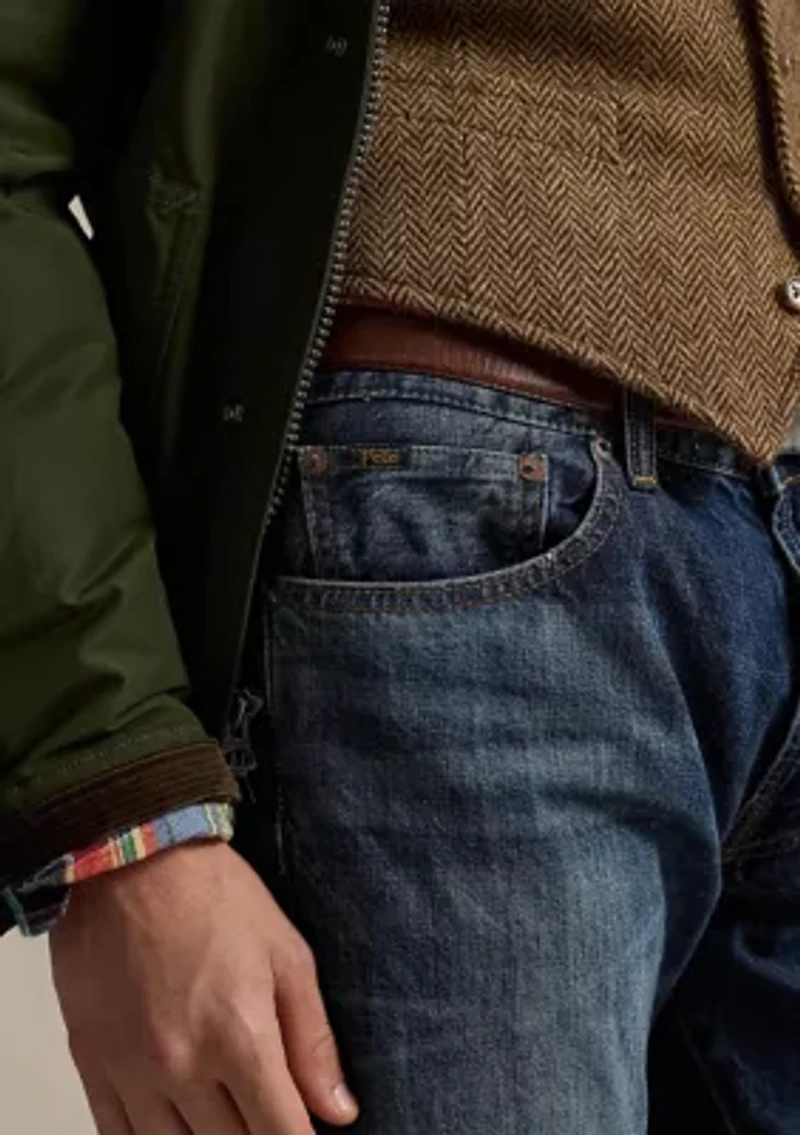 Varick Slim Straight Distressed Jeans