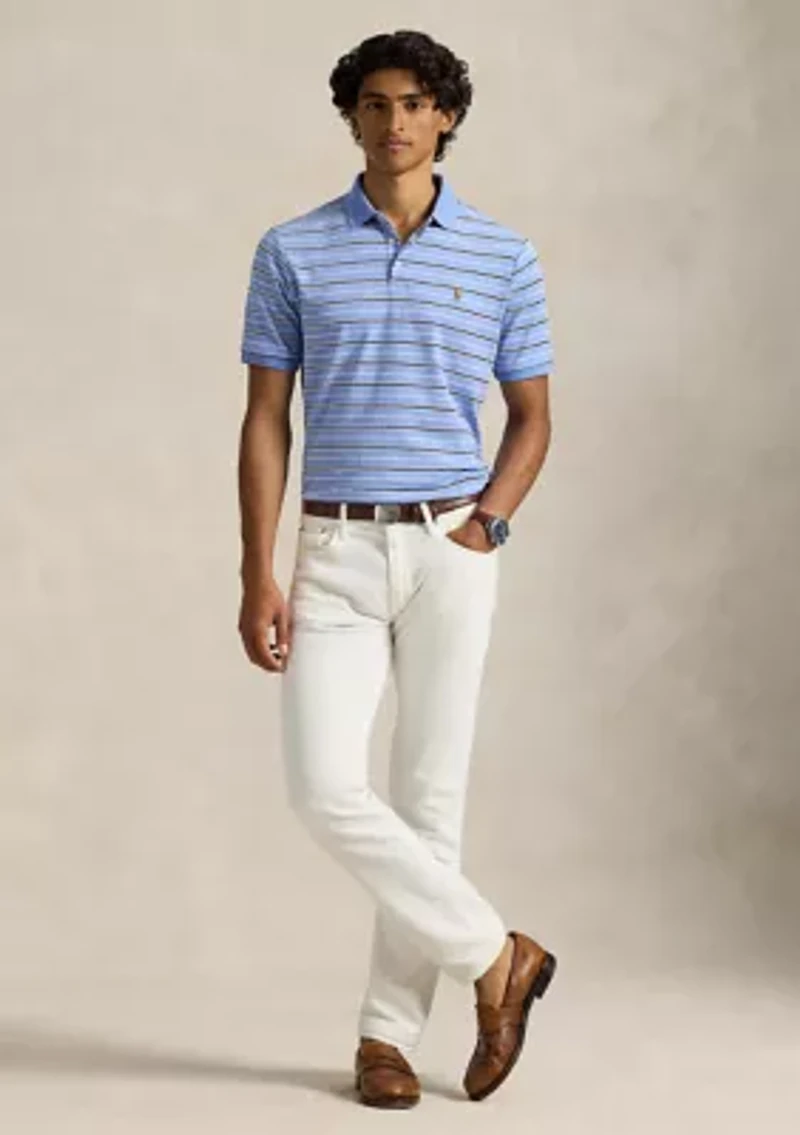 Classic Fit Striped Soft Cotton Polo