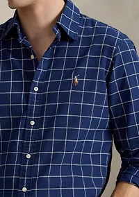 Classic Fit Windowpane Oxford Shirt