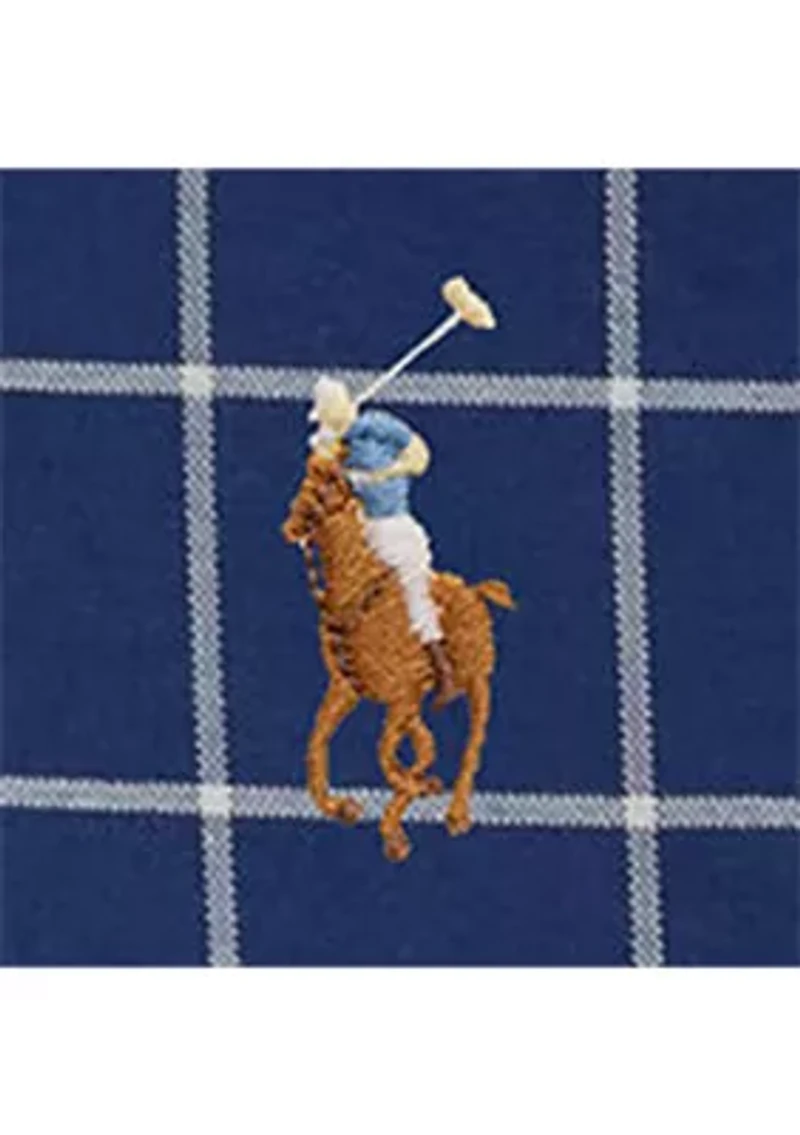 Classic Fit Windowpane Oxford Shirt