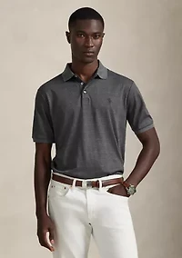 Classic Fit Glen Plaid Soft Cotton Polo Shirt