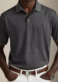Classic Fit Glen Plaid Soft Cotton Polo Shirt