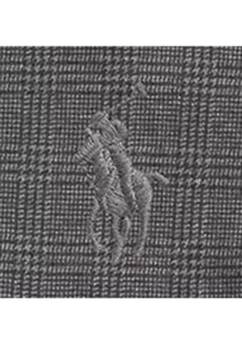 Classic Fit Glen Plaid Soft Cotton Polo Shirt