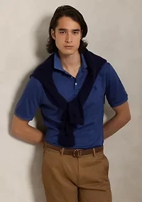 Classic Fit Glen Plaid Soft Cotton Polo Shirt