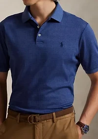 Classic Fit Glen Plaid Soft Cotton Polo Shirt