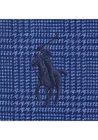 Classic Fit Glen Plaid Soft Cotton Polo Shirt