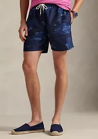 5.75" Inseam Traveler Polo Bear Swim Trunks