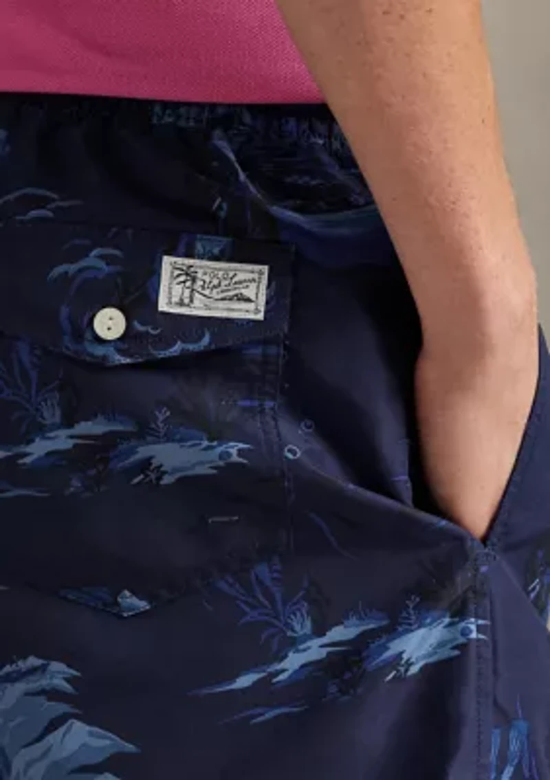 5.75" Inseam Traveler Polo Bear Swim Trunks