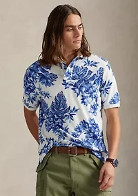 Men's Classic Fit Tropical Mesh Polo Shirt