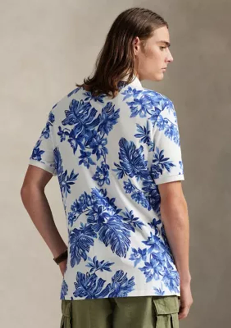 Men's Classic Fit Tropical Mesh Polo Shirt