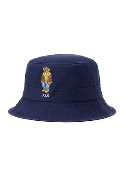 Polo Bear Twill Bucket Hat