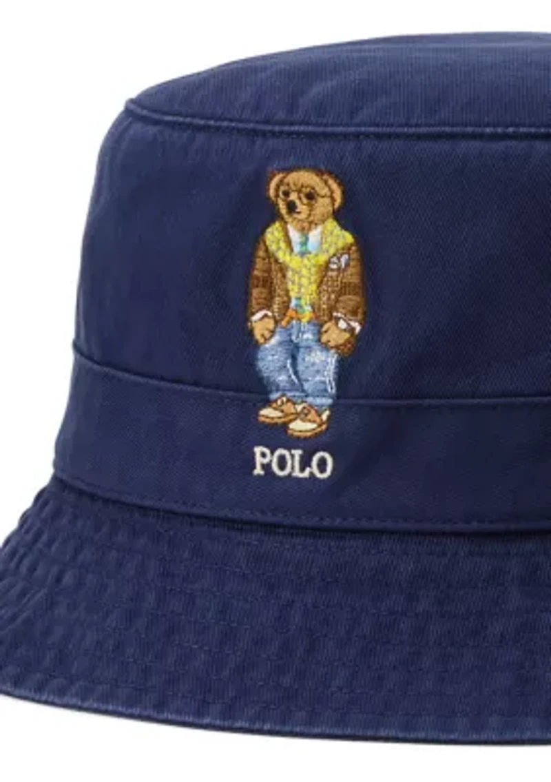 Polo Bear Twill Bucket Hat