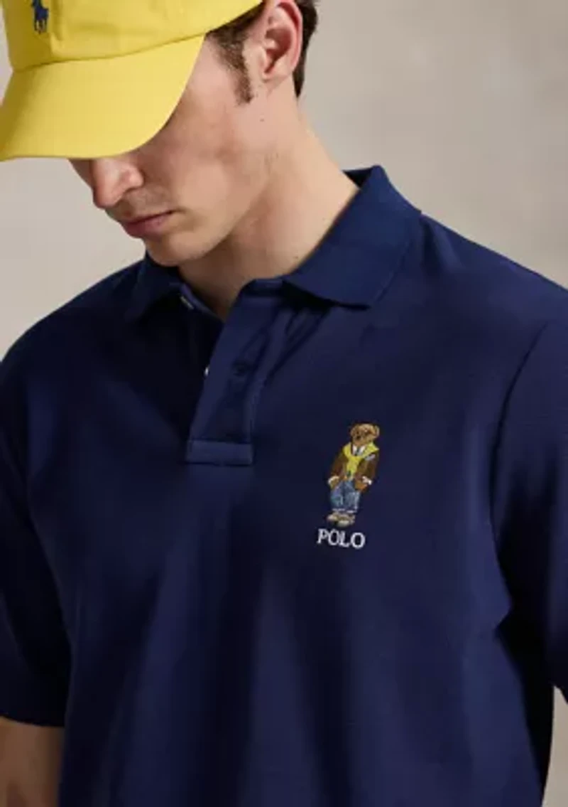 Classic Fit Polo Bear Mesh Shirt