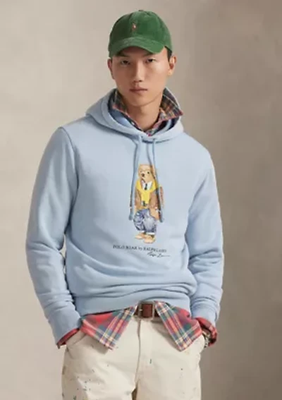 Polo Bear Garment-Dyed Fleece Hoodie