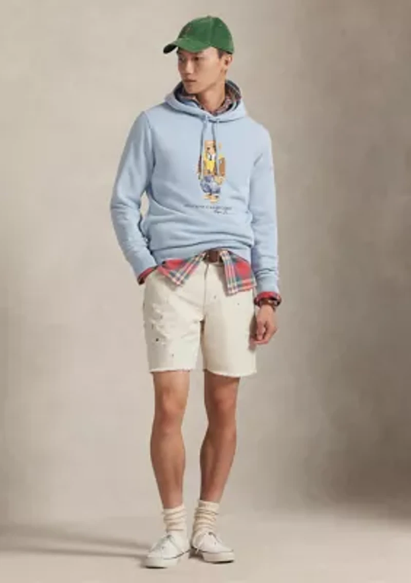 Polo Bear Garment-Dyed Fleece Hoodie