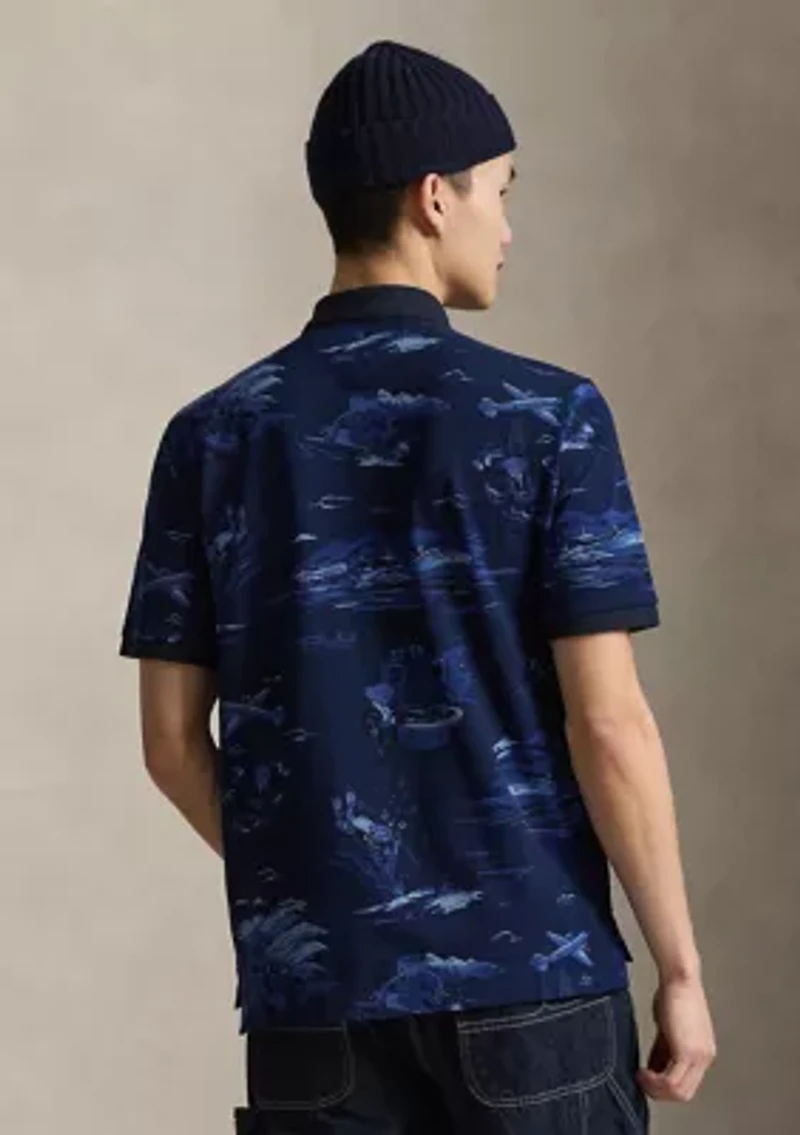 Classic Fit Polo Bear Mesh Shirt