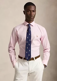 Men's Classic Fit Striped Stretch Oxford Shirt