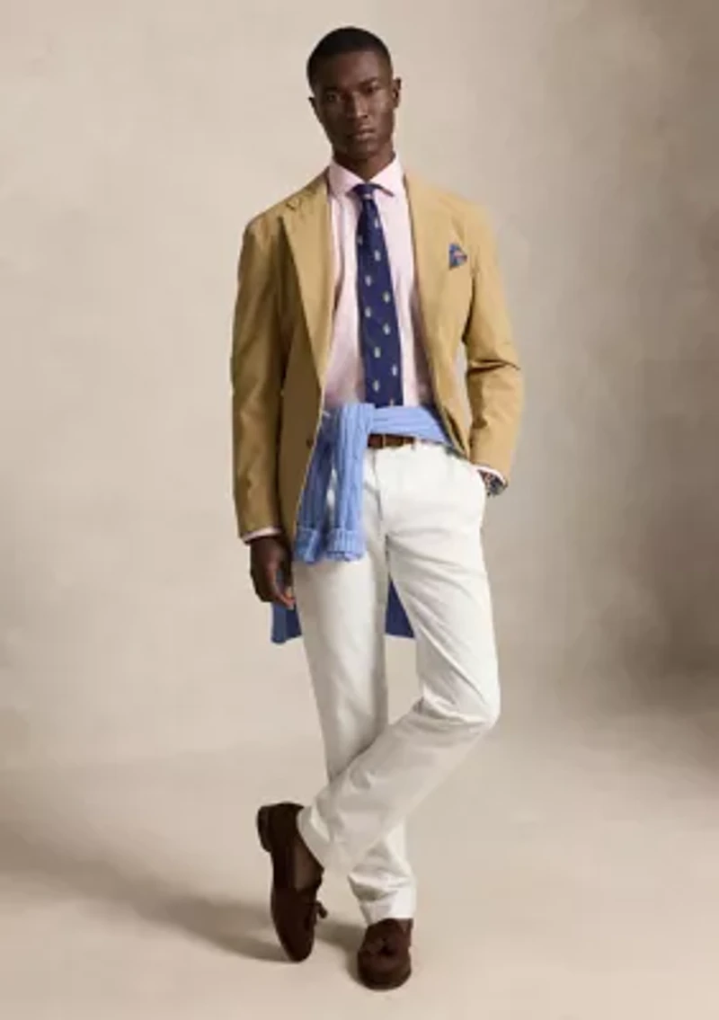 Men's Classic Fit Striped Stretch Oxford Shirt