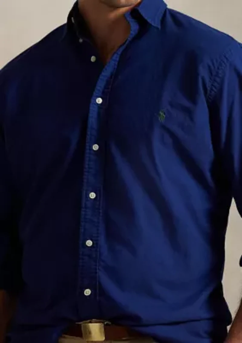 Big & Tall Garment-Dyed Oxford Shirt
