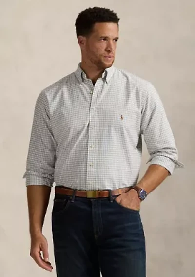 Big & Tall Gingham Oxford Shirt