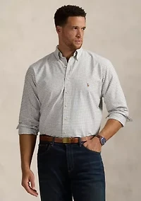 Big & Tall Gingham Oxford Shirt
