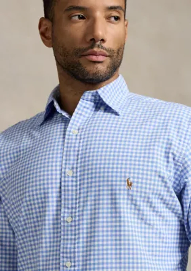 Big & Tall Gingham Oxford Shirt