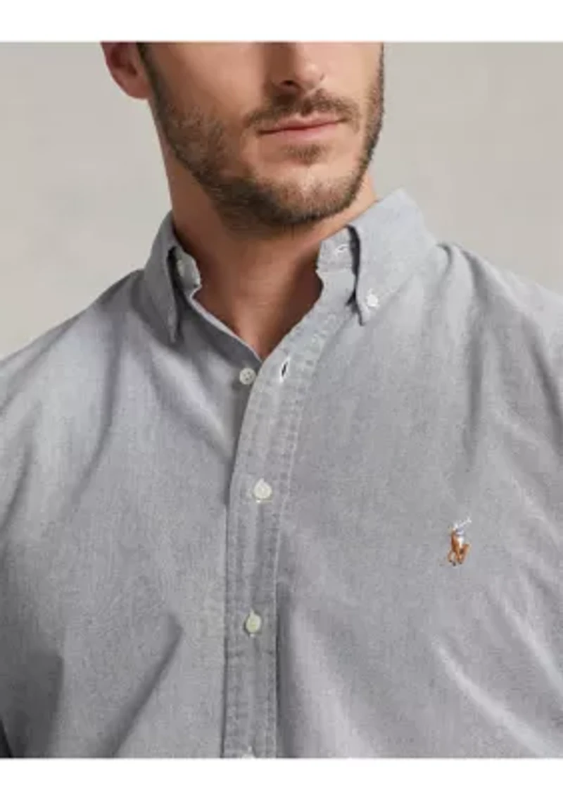 Big & Tall Oxford Short-Sleeve Shirt