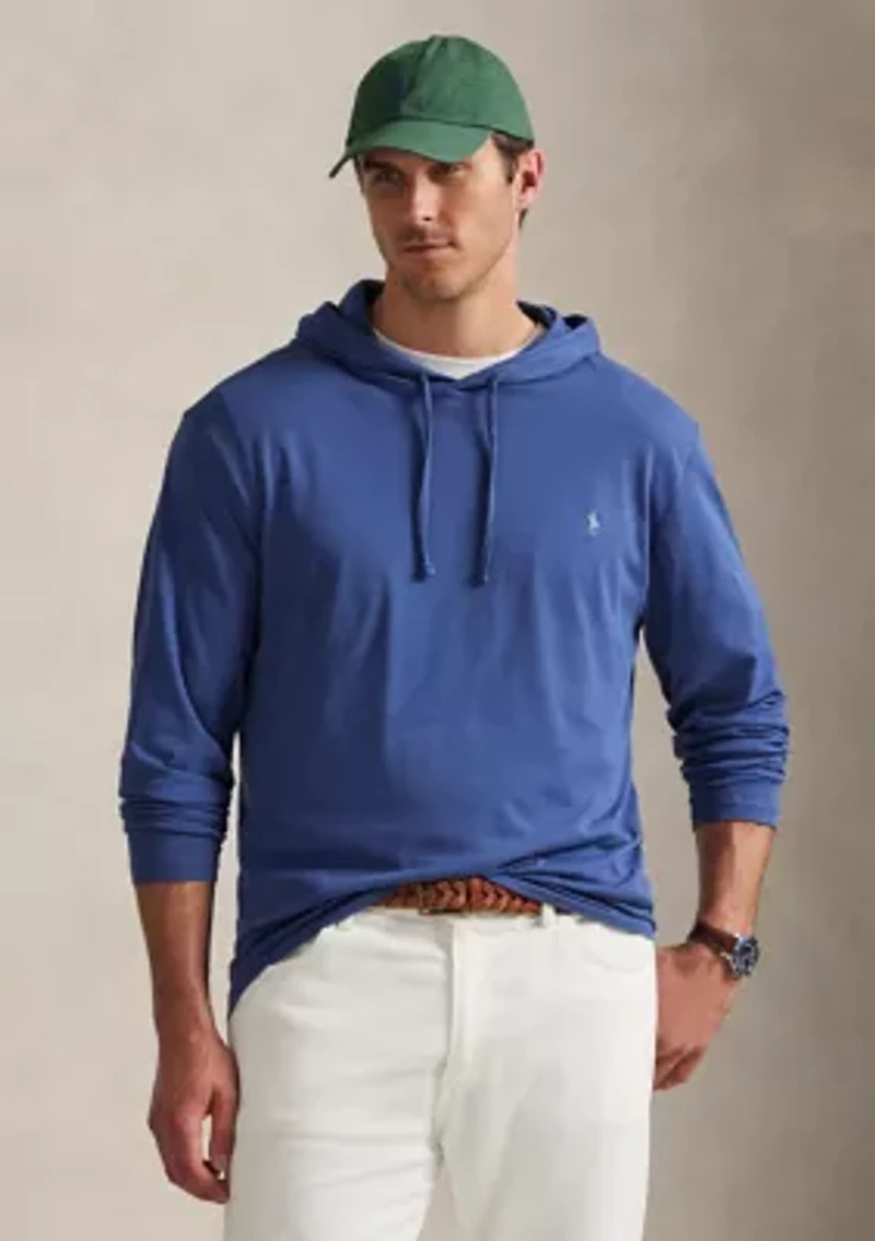 Big & Tall Jersey Hooded T-Shirt