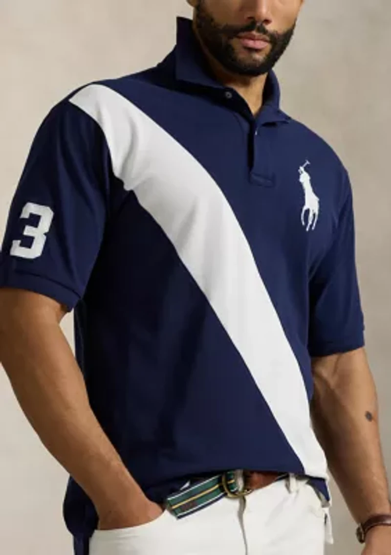 Big & Tall Pony Mesh Polo Shirt