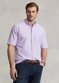 Big & Tall Short Sleeve Oxford Shirt