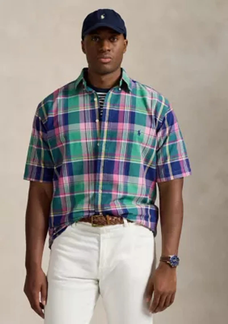 Big & Tall Plaid Oxford Shirt